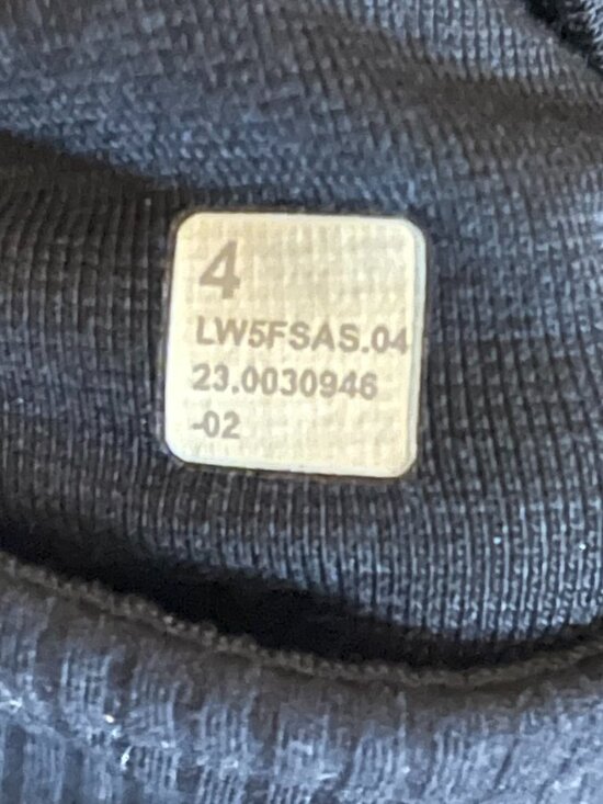 LULULEMON ribbed cuff/waist legging/4 /black LWSFSOS - Picture 7 of 7